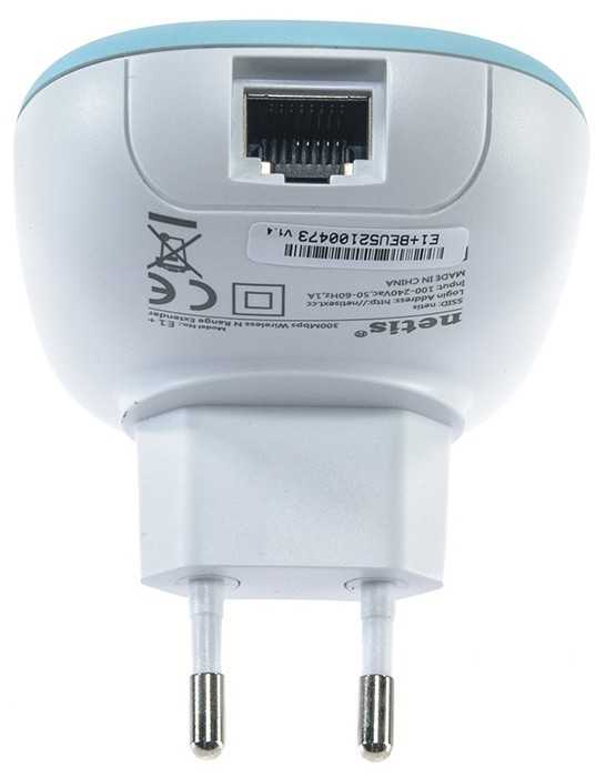 Wi-Fi усилитель сигнала (репитер) netis E1+ фотография 3