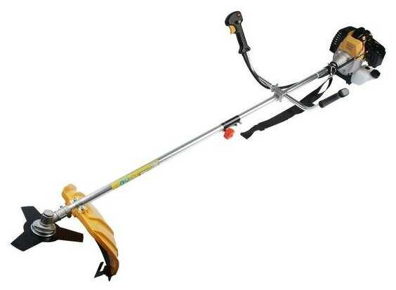 Триммер бензиновый тундра, Easy-start, леска/нож, 43 см3, 2 л. с, в двух коробках
