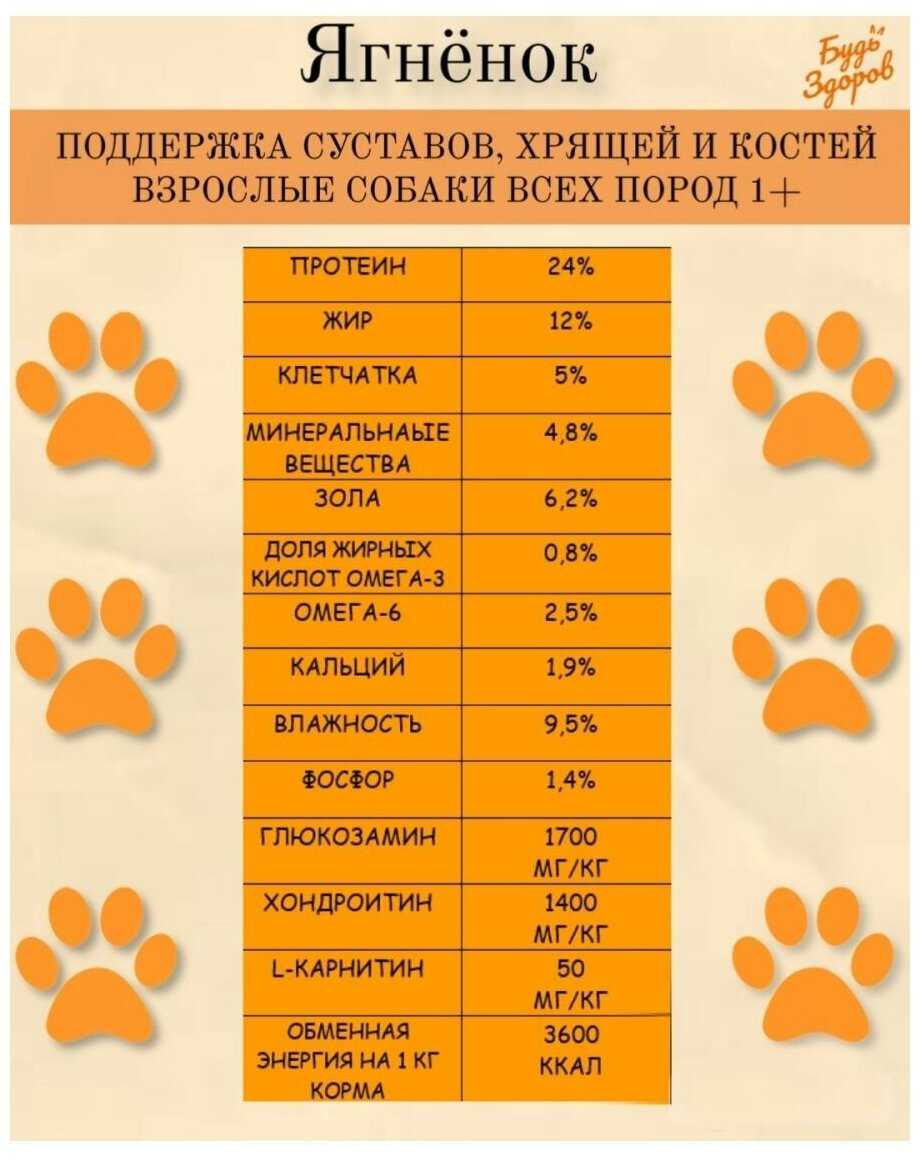 Корм для взрослых собак Живая сила Будь Здоров (с ягненком) фотография 13