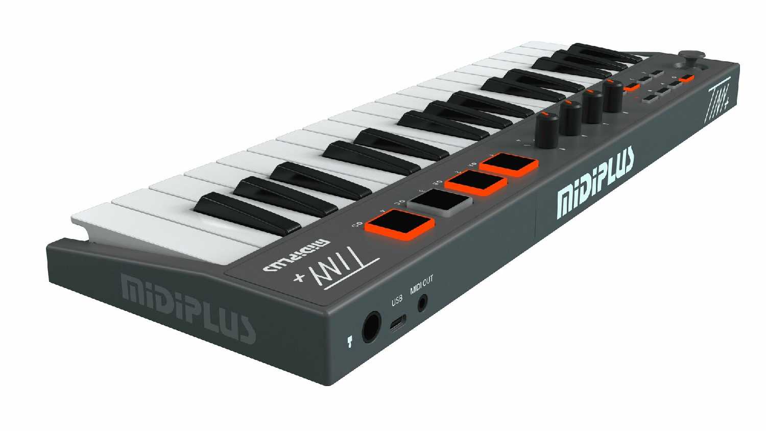 Миди-клавиатура Midiplus TINY+ (32 клавиши) фотография 1