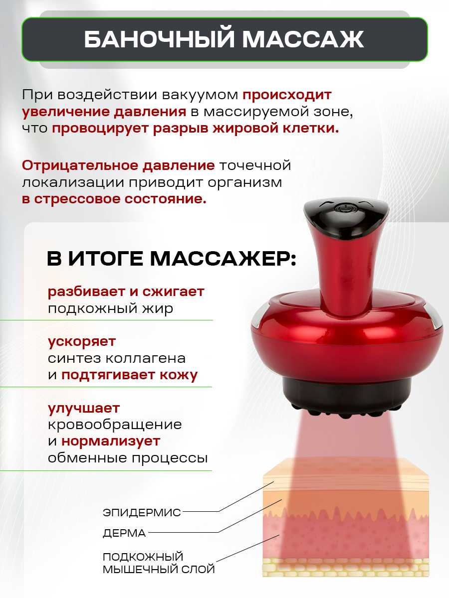 Вакуумный массажер Bromex PRO фотография 18