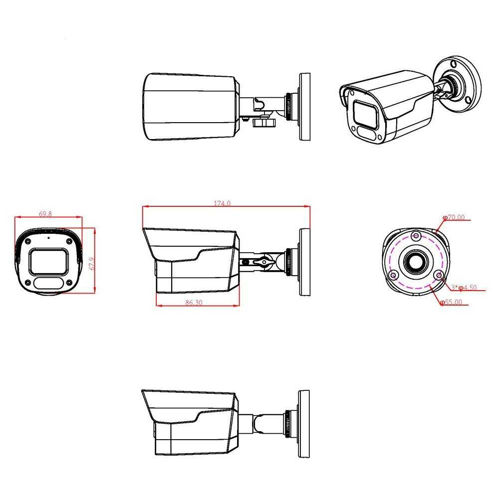 Видеокамера IP уличная Amatek AC-IS402E (7000896) фотография 4