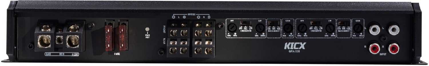 Широкополосный усилитель KICX QR 4.120 фотография 3