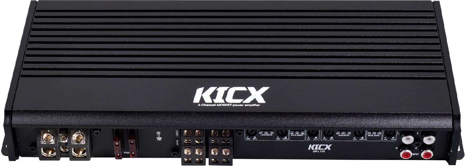 Широкополосный усилитель KICX QR 4.120 фотография 4