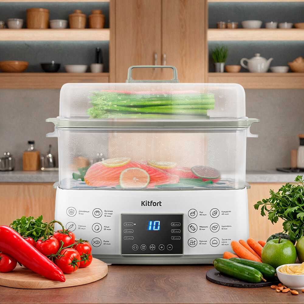 Пароварка Kitfort КТ-6431 фотография 1