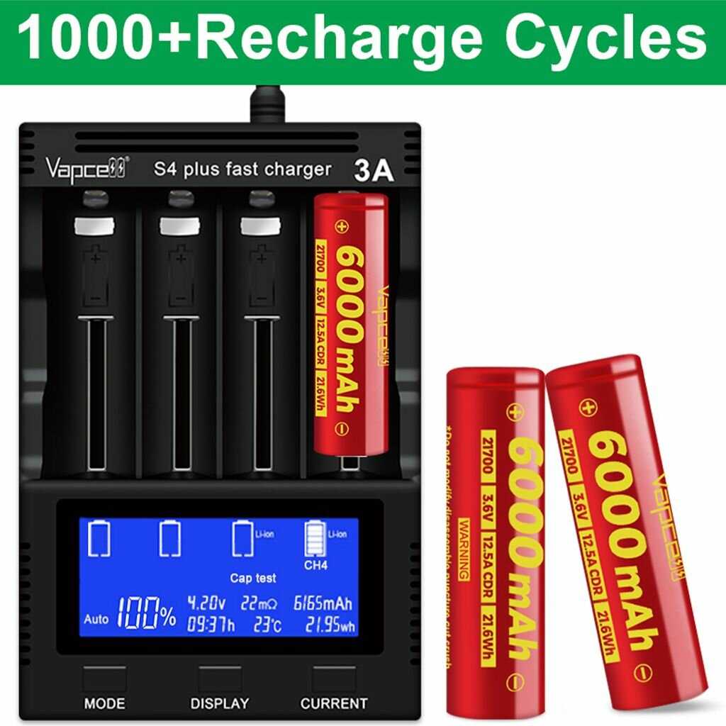 Аккумулятор Vapcell F60 21700 (6000 mAh 12.5A) фотография 6