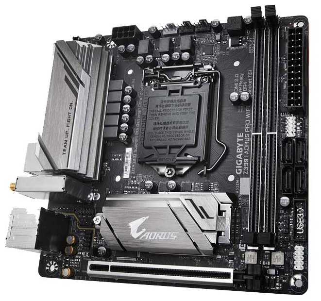 Материнская плата GIGABYTE Z390 I AORUS PRO WIFI (rev. 1.0) фотография 2