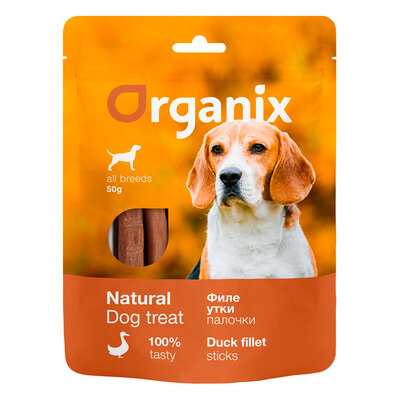 Лакомства Organix Палочки из филе утки (51395)