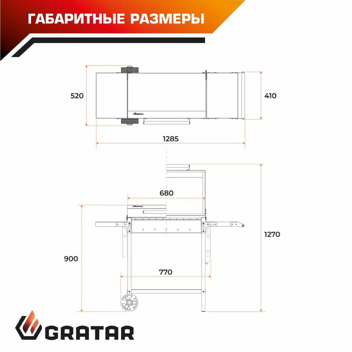 Гриль-барбекю Gratar МАН 203 фотография 11