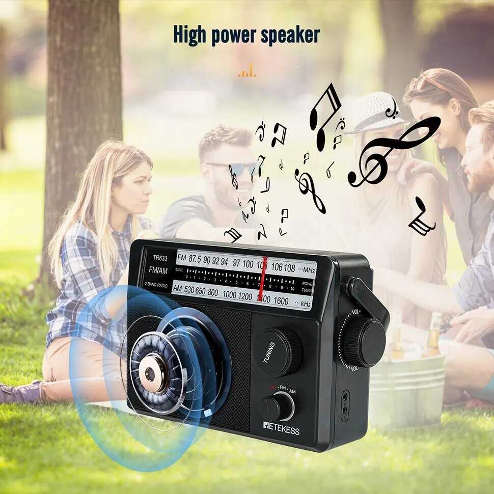 Портативное радио Retekess TR633 фотография 6