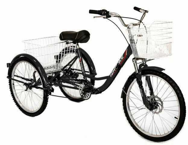 Трехколесный электровелосипед для взрослых Izh-Bike Фермер (24
