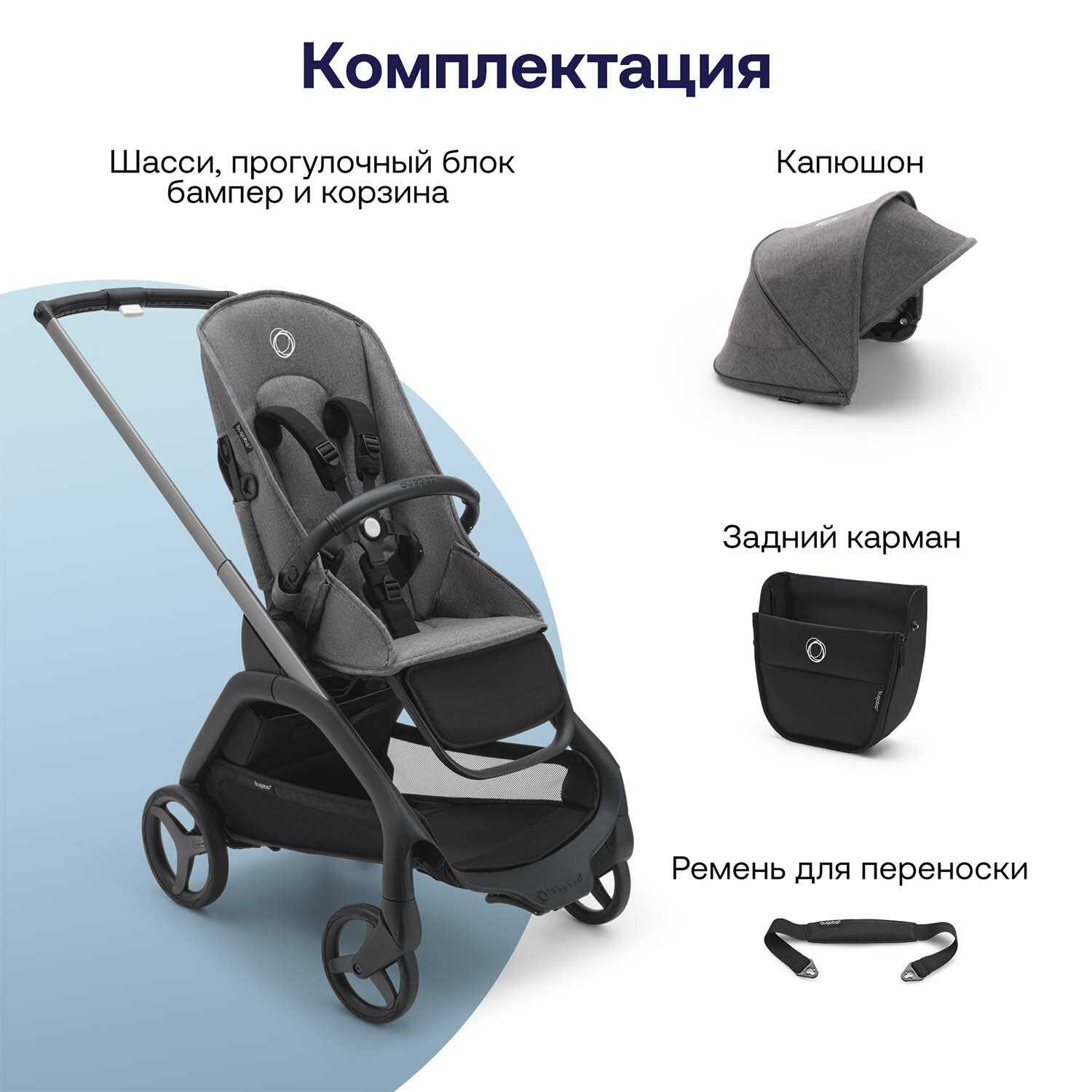 Коляска Bugaboo Dragonfly (Black) фотография 3
