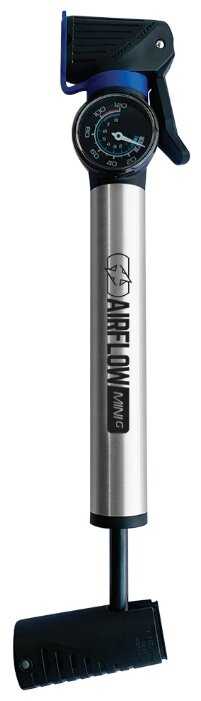 Ручной велонасос OXFORD Airflow Mini Gauge, металл