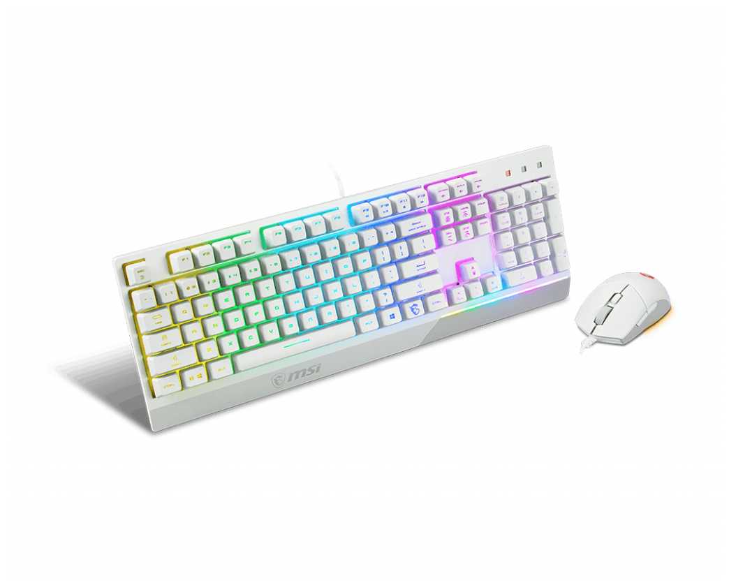Игровой комплект MSI VIGOR GK30 COMBO White фотография 1