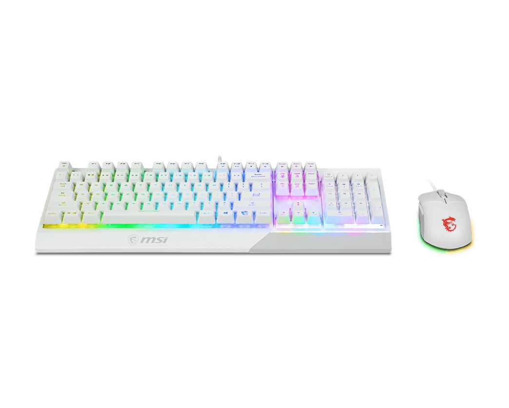 Игровой комплект MSI VIGOR GK30 COMBO White фотография 2