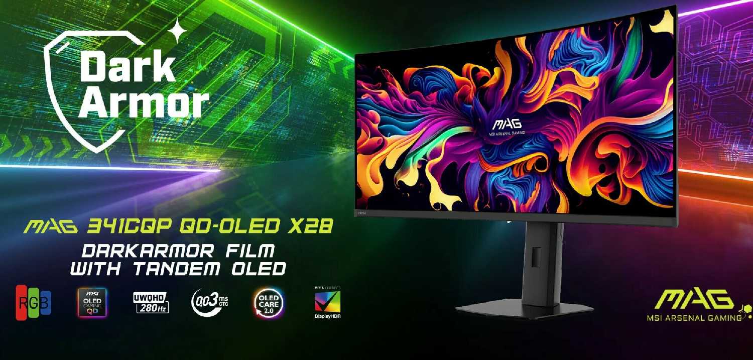 Монитор MSI MAG 341CQP QD-OLED X28 фотография 5