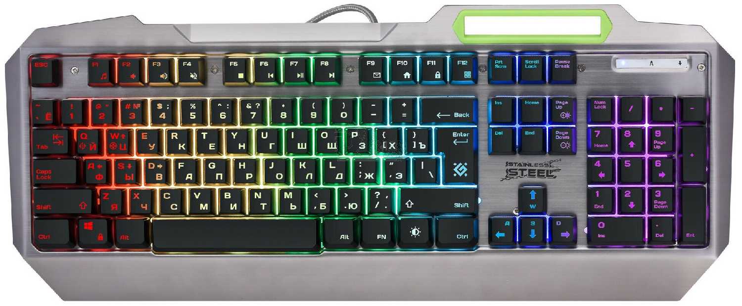 Игровая клавиатура Defender Stainless Steel GK-150DL