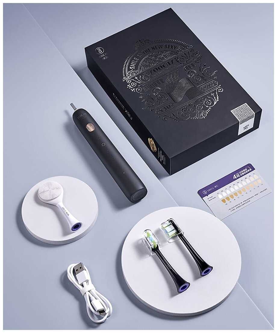 Электрощетка Зубная Xiaomi Soocas X3U с насадкой для чистки лица фотография 3