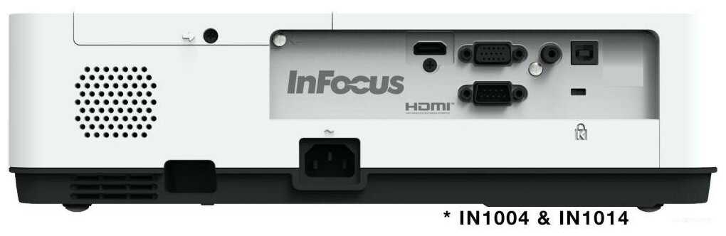 Проектор InFocus IN1024 (LCD, 1024x768, 4000Lm, 1.48-1.78:1, 5000:1, VGA, 2xHDMI, Composite, USB-A, USB-B, RS-232, RJ45) (IN1024) фотография 5