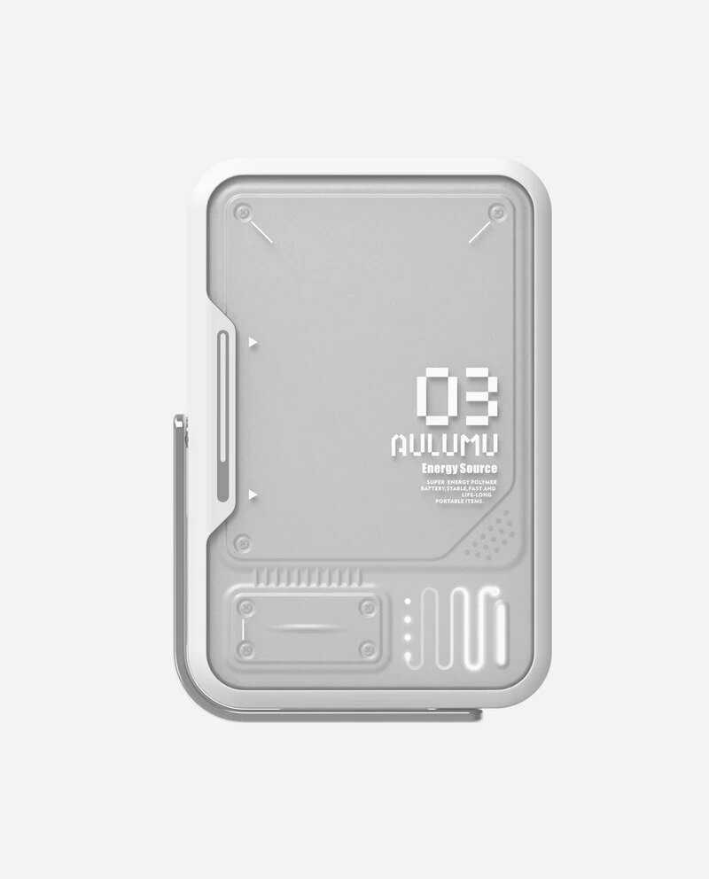 Внешний магнитный аккумулятор с подставкой Aulumu M03 MagSafe Battery Pack (3500 мАч) фотография 16