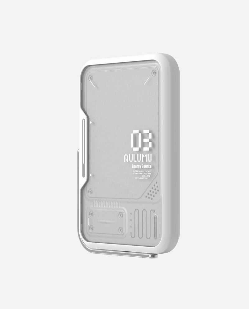 Внешний магнитный аккумулятор с подставкой Aulumu M03 MagSafe Battery Pack (3500 мАч) фотография 17