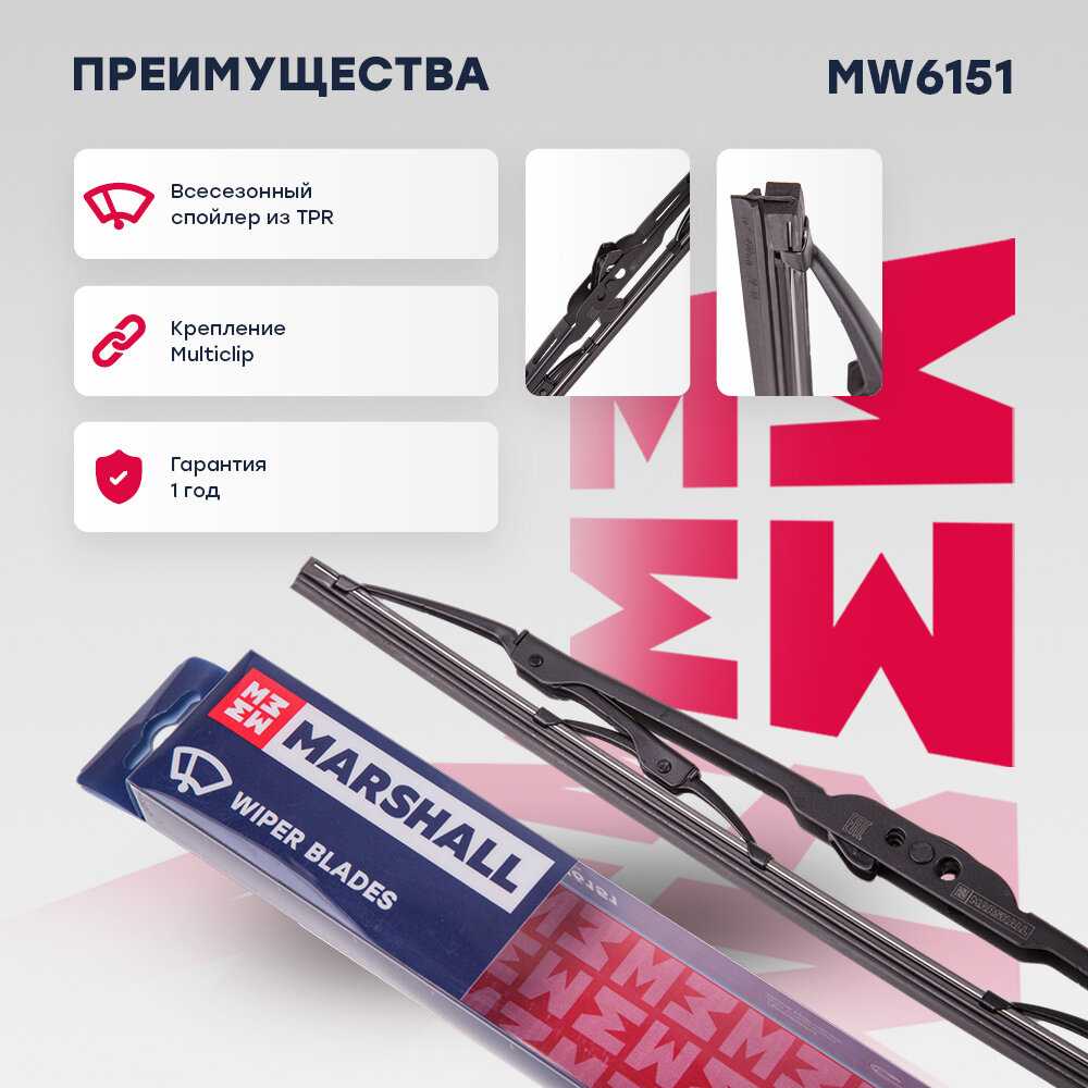 Каркасная щетка стеклоочистителя 23