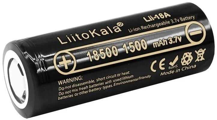 Аккумулятор LiitoKala Lii-18A (18500) фотография 6