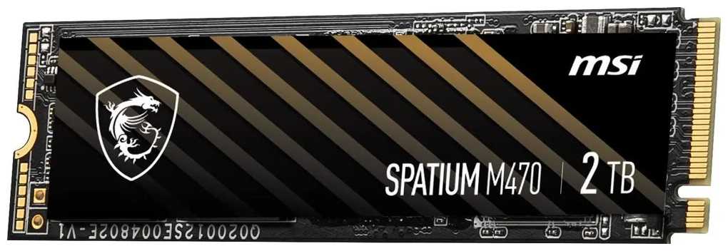 Твердотельный накопитель MSI SPATIUM M470 2 ТБ фотография 1
