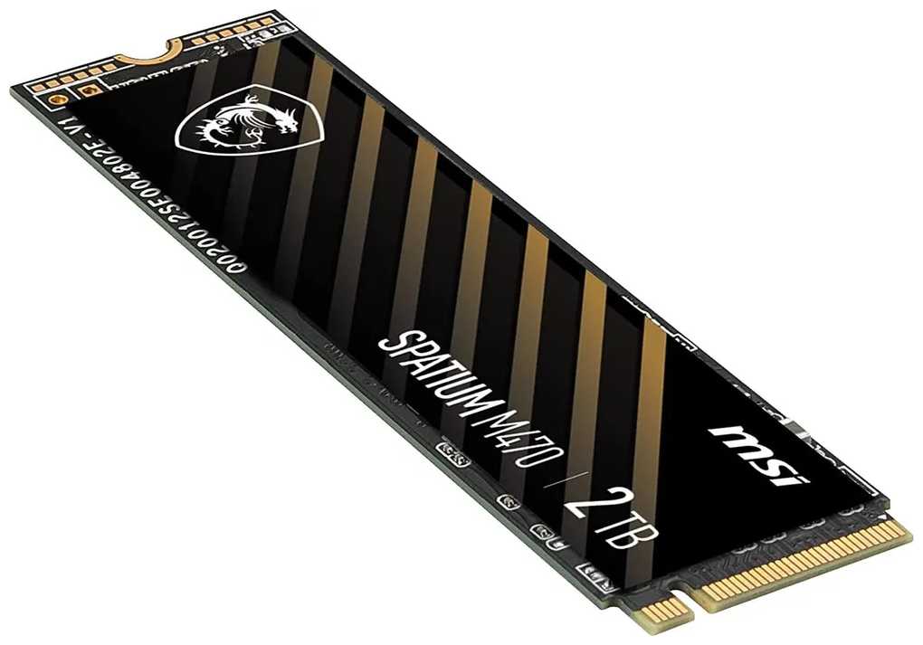 Твердотельный накопитель MSI SPATIUM M470 2 ТБ фотография 2