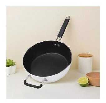 Сотейник Xioami Zhiwu Cook Flat Bottom Frying Pan White (GJC03CM) фотография 2