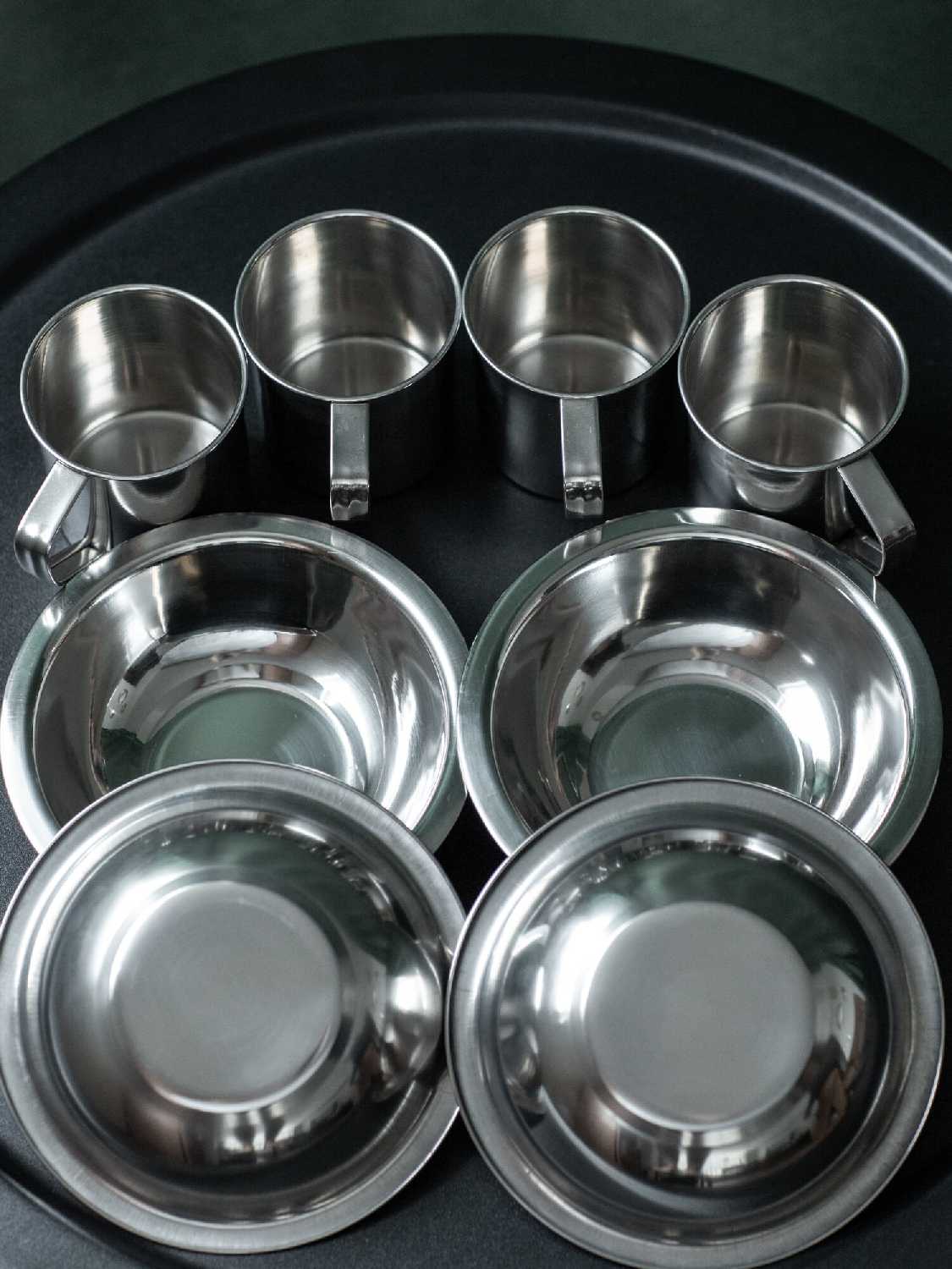 Кружки походные Кружки походные из нержавеющей стали (6 шт) фотография 29