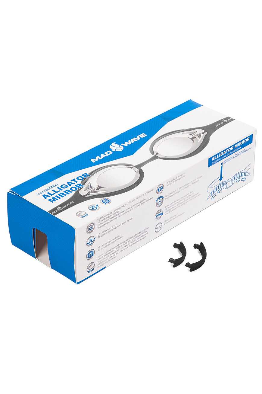 Очки для плавания MAD WAVE Alligator (M0427 13 0 01W) фотография 23