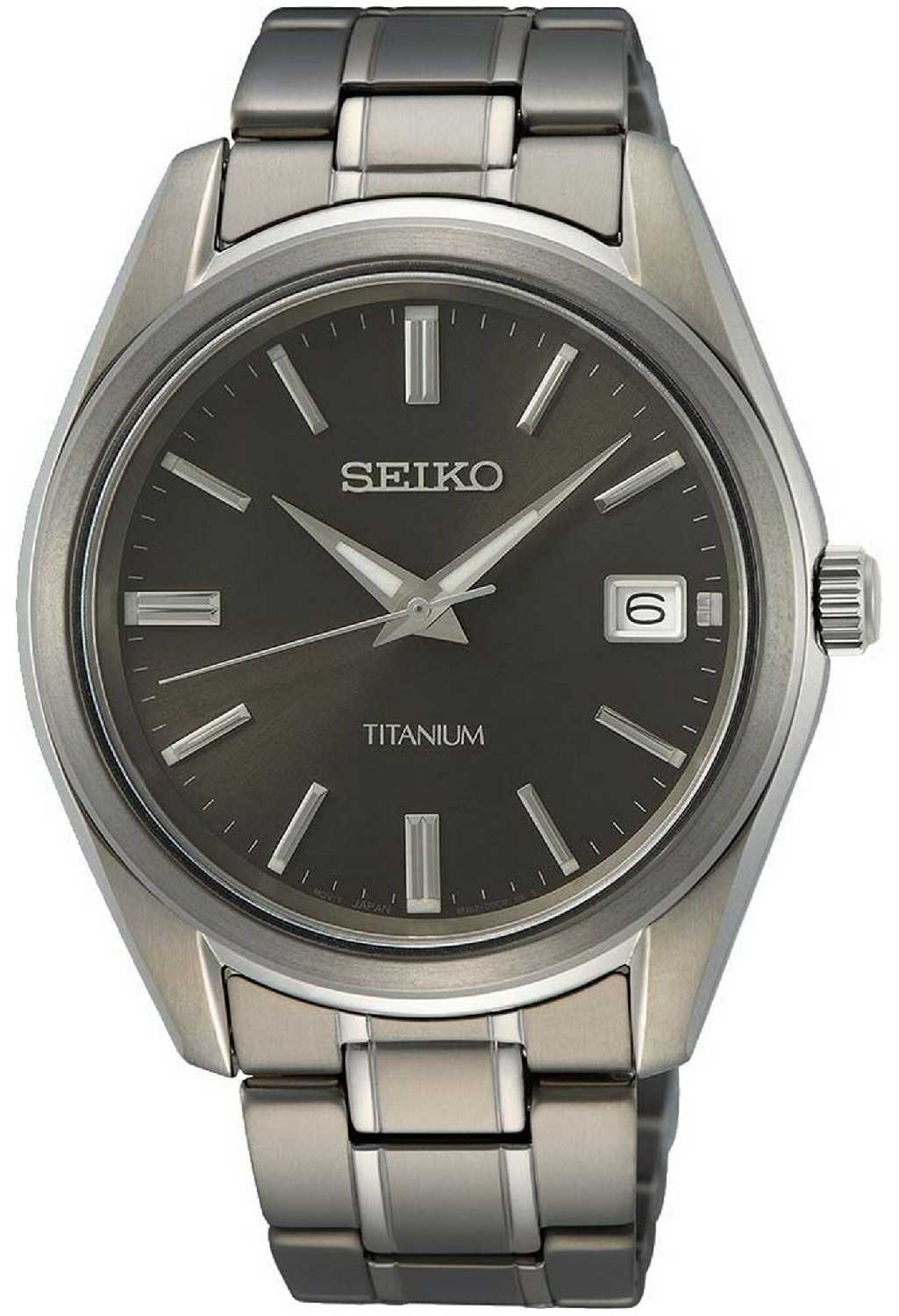 Японские титановые наручные часы Seiko SUR375P1