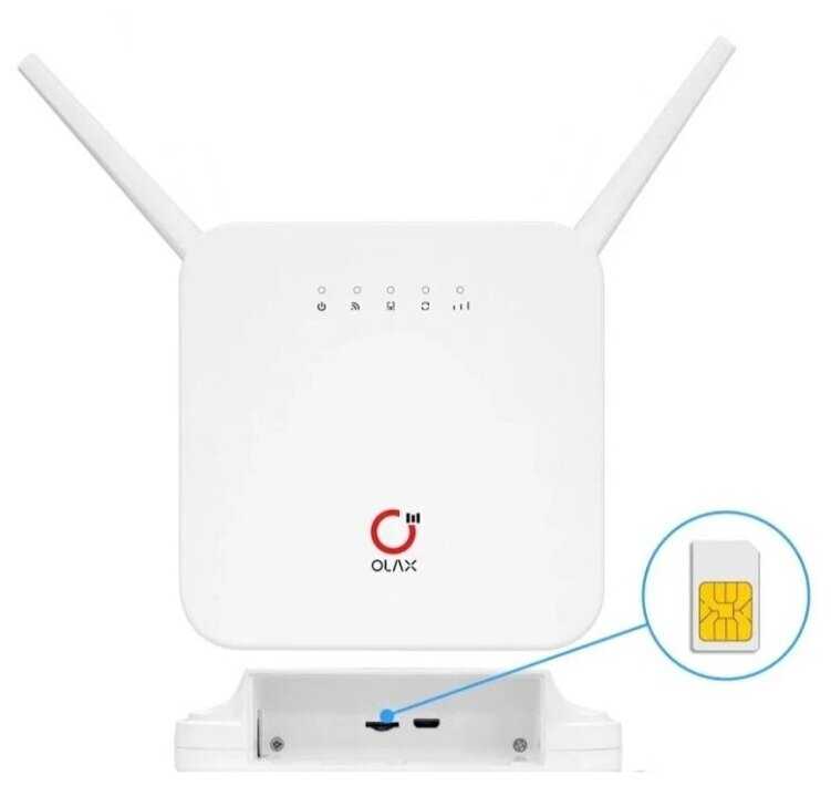 4G Wi-FI роутер Olax AX6 Pro gigabit Ethernet 4000 Mah фотография 3