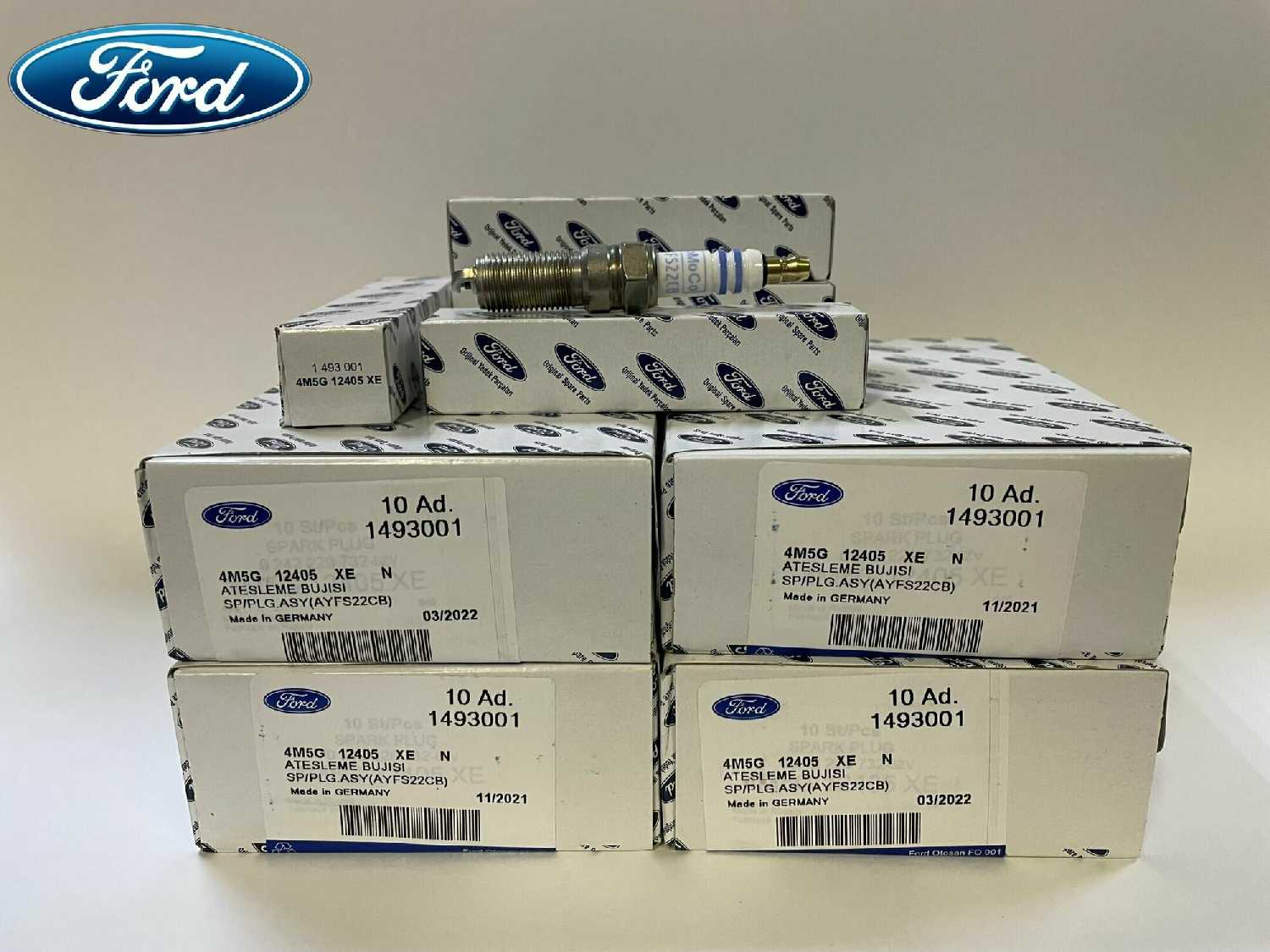 Свечи зажигания Fiesta/Focus/Fusion/Mondeo/C-max 1.4-1.6 (1493001/2050957) фотография 1