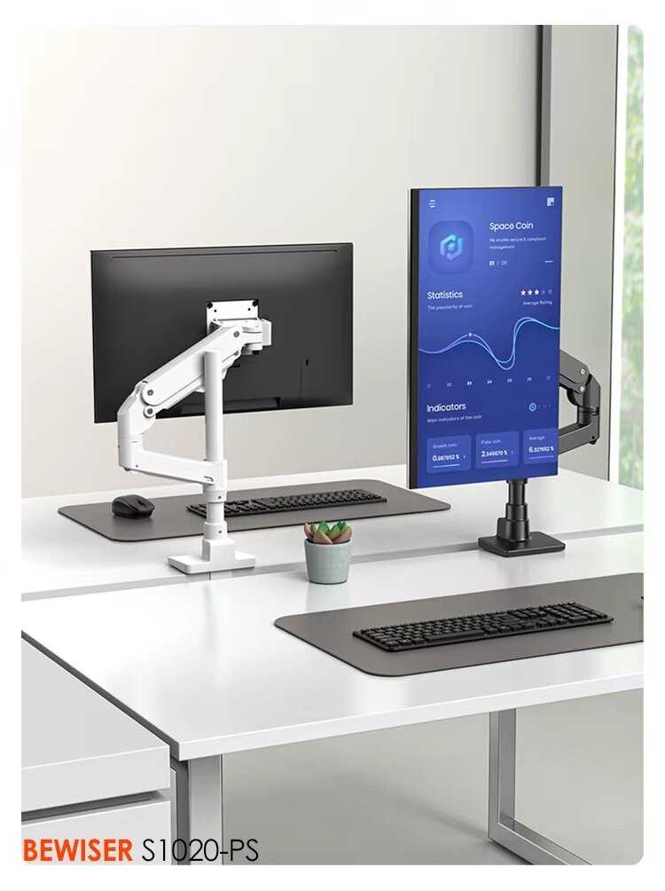 Настольный кронштейн Bewiser S1020-PS для игровых мониторов 34-57