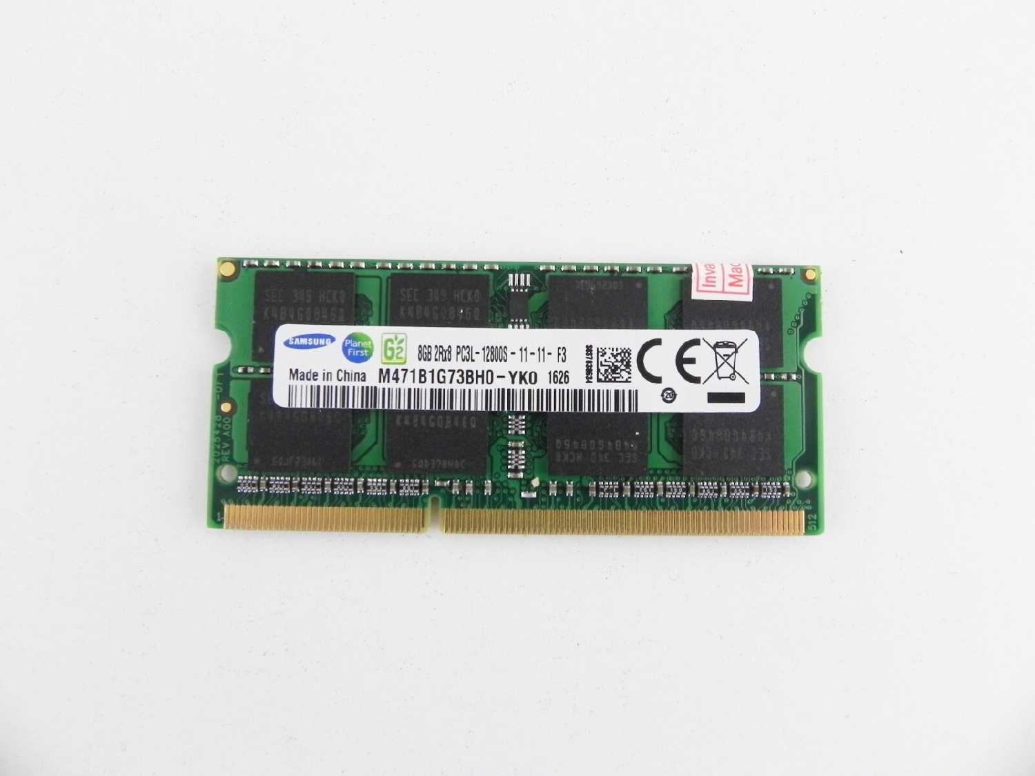 Оперативная память Samsung Basic 8 ГБ DDR3L SODIMM CL11 (M471B1G73BH0-YK0) фотография 10