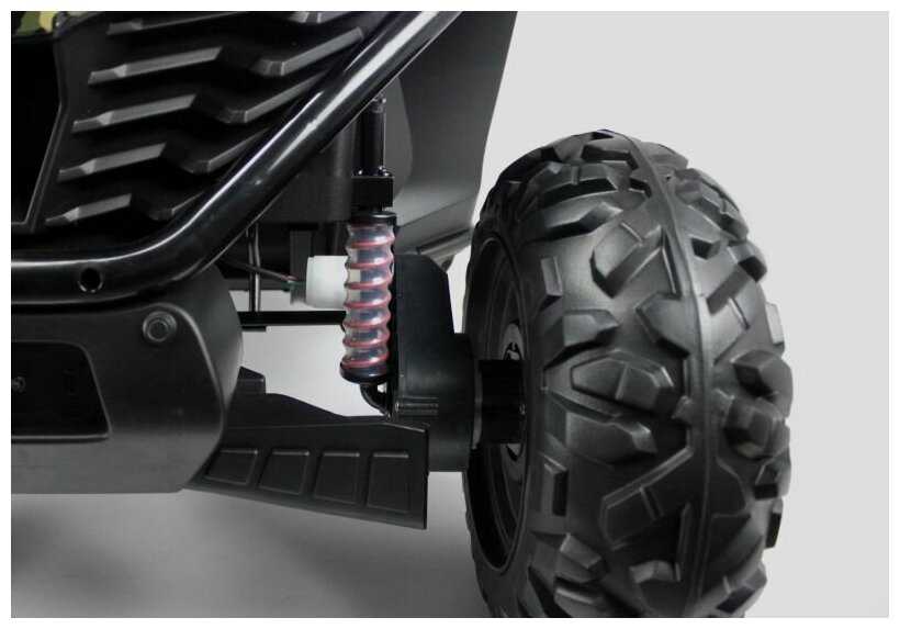 Детский электромобиль RiverToys X777XX, синий паук фотография 4