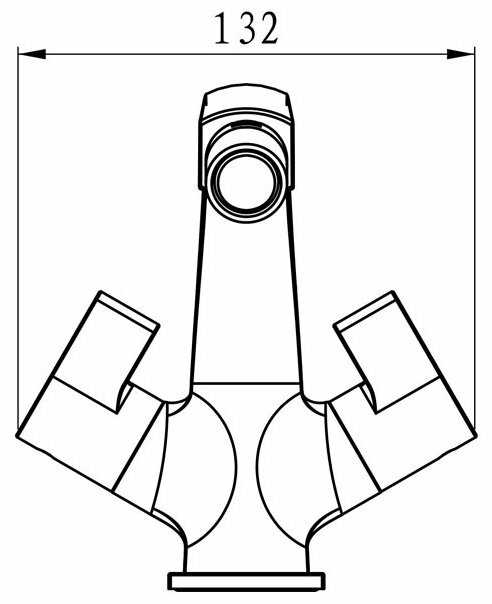 Смеситель для биде Elghansa New Wave Omega 4907594, вентильный фотография 2