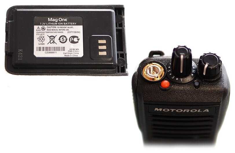 Радиостанция Motorola VZ-20, UHF 403 - 470 МГц, Li-ion 1800 фотография 1