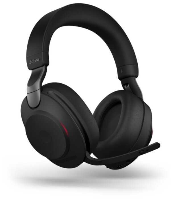 Беспроводная компьютерная гарнитура Jabra Evolve2 85 Link380c UC Stereo Stand фотография 2