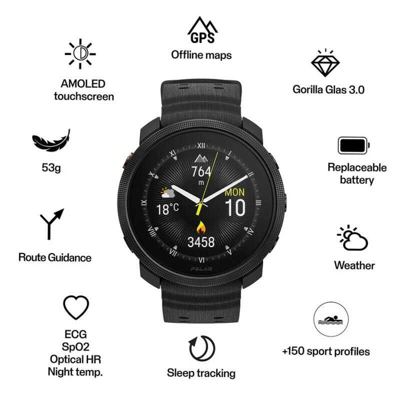 Умные спортивные часы Polar Vantage M3 фотография 9