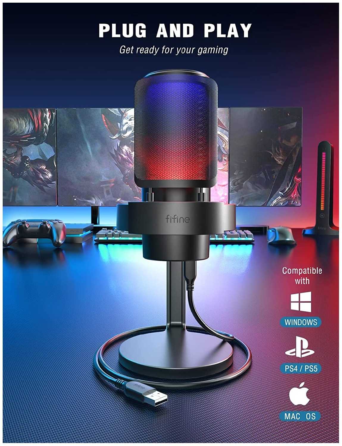 Микрофон Fifine AmpliGame A8 фотография 7