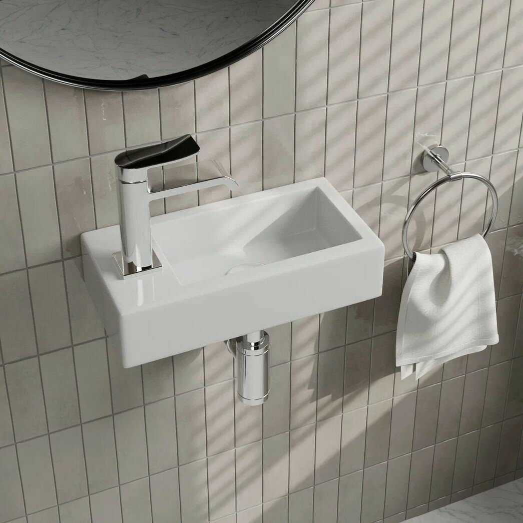 Комплект Santerika Подвесная мини-раковина (SAN. SI. MINI. REC1.370L) фотография 33