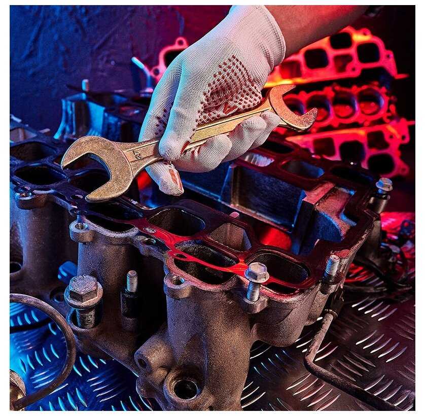 Ключ рожковый REXANT 12-5833-2, 27 мм х 24 мм фотография 6