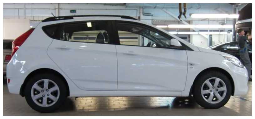 Рейлинги для Hyundai Solaris хэтчбек 2011-2017 черные фотография 8