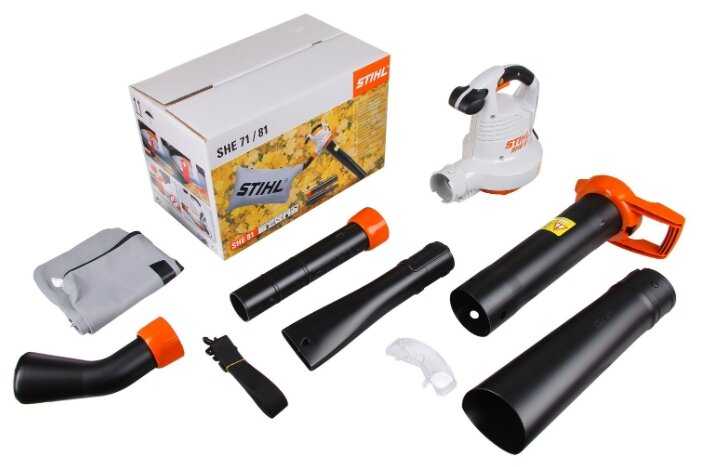 Электрическая воздуходувка-пылесос STIHL SHE 81 фотография 5