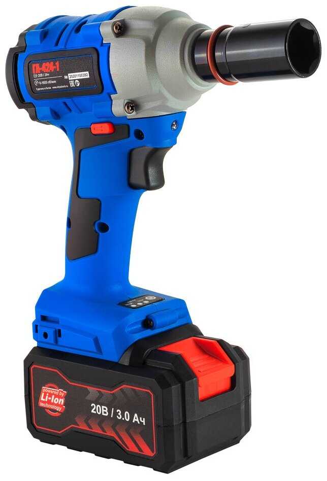 Гайковерт аккумуляторный ударный Витязь ГА-424-1 фотография 2