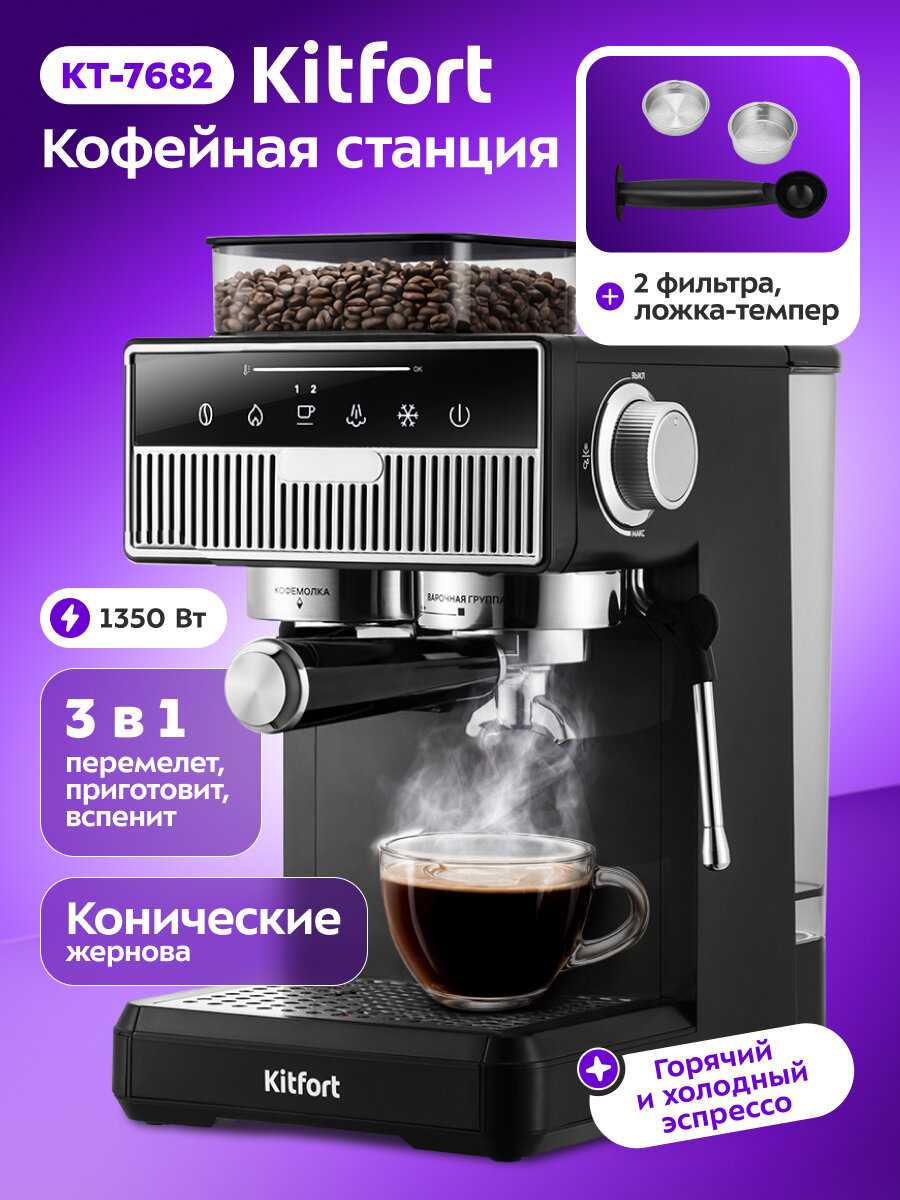 Кофейная станция Kitfort KT-7682