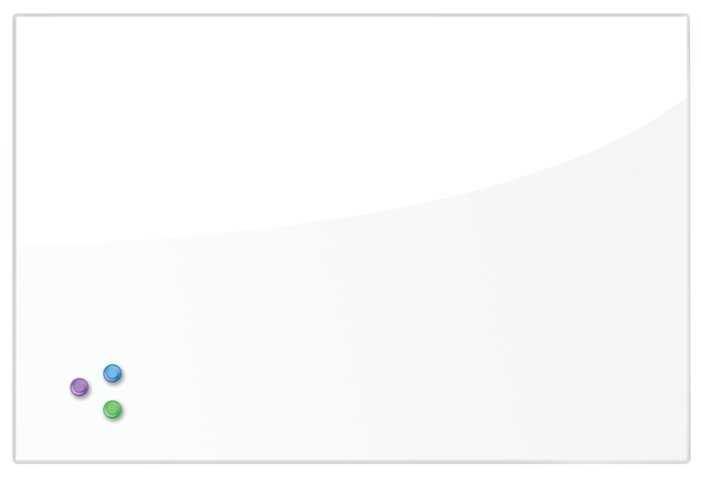 Доска стеклянная магнитно-маркерная BRAUBERG 236744 40х60 см